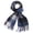 Blue Gray Black, variant on WAMSOFT Wool Plaid Winter Scarf for Men ,Fashion Tartan Wrap for Women Cold Whether Scarves