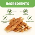 thumbnail image 4 of MON2SUN Chicken Wrapped Cod Fillet Small Dog Treats, 13 oz (36 Count), 4 of 11