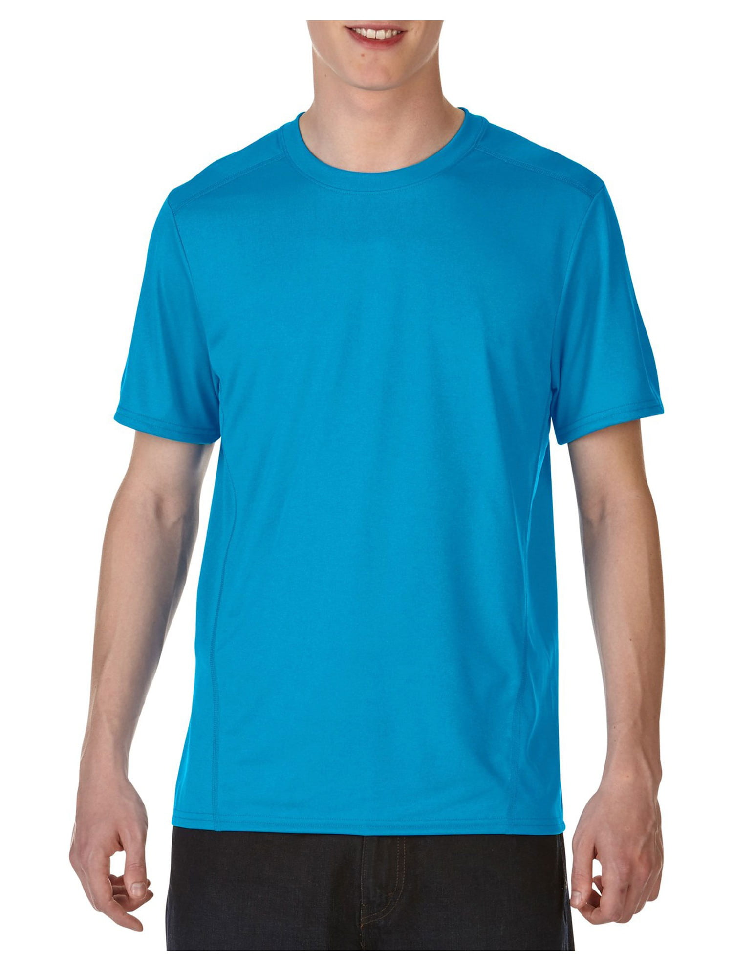 Gildan - Gildan Men's Comfort Short-Sleeve Round Neck Plain T-Shirt ...
