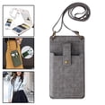 thumbnail image 2 of Bolso bandolera para teléfono móvil para mujer, bolso de hombro, monedero, cartera con ranura para tarjetas Gris oscuro, 2 of 7