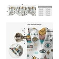 thumbnail image 5 of Abstract Painting Feather Beetle Arrow Kitchen Curtains Balcony Adjustable Roman Blinds Small Short Curtain for Living Room, 5 of 6