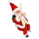 thumbnail image 4 of Cadena de cuentas de escalada de Papá Noel de Navidad, muñeco de peluche, adorno de decoración festiva eléctrica linda para regalo, chimenea, 4 of 9