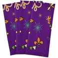 thumbnail image 2 of SKYSONIC Mardi Gras Kitchen Towel 18"x28" Set of 6,Super Soft Absorbent Hand Towel Tea Towel Tableware Cleaning Rag for Kitchen, Hotel, Bathroom, 2 of 7