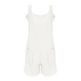 thumbnail image 5 of ALLLIST White Shorts High Short Wide-Leg Solid Dressy Skorts for Girls 100%Cotton Dressy XXL, 5 of 8