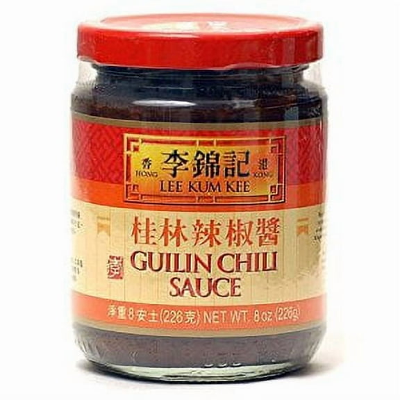 NineChef Bundle - Lee Kum Kee Guilin Style Chili Sauce - 8 oz (One Bottle)   1 NineChef Brand ChopStick