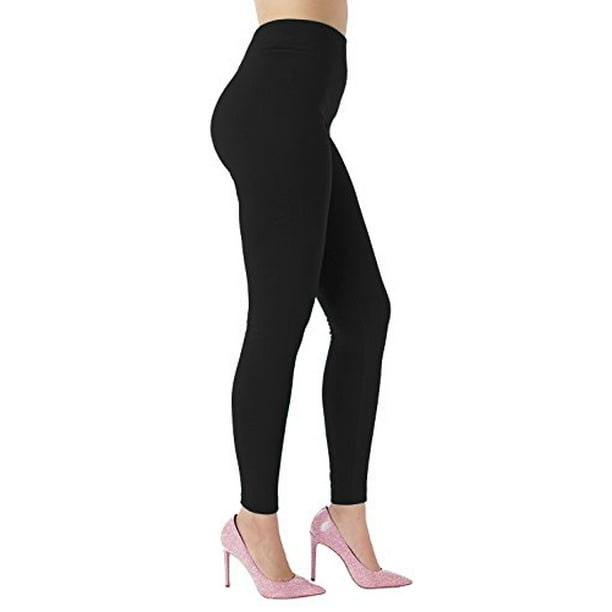 Peach Couture High Waist Slimming Seamless Fleece Lined Winter Leggings  Yoga Pants