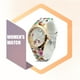 thumbnail image 3 of Reloj de aleación Minnieouse para acampar y fiesta de viaje patrón de flores para niña, 3 of 6