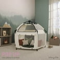 thumbnail image 5 of Dream On Me Pop Up Children Playpen, Easy Set-Up- Indoor Play House and Outdoor Play Tent with Canopy Cover, French White, 5 of 8