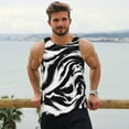 thumbnail image 6 of Rateoe Leopard And Zebra 2 Pattern Sleeveless Gym Shirt Muscle Tee Breathable Workout Shirt Slim-Fit Tank Quick Dry Fit Muscle Tank Top Bodybuilding Sleeveless T Shirt-Small, 6 of 7