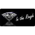 thumbnail image 1 of Diamond In The Rough On Black Photo License Plate, 1 of 1