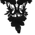 thumbnail image 4 of Bordado De Flores Collar De Cuello Adorno Recorte Negro Apliques Macarena Bordado Collar Escotado, 4 of 8