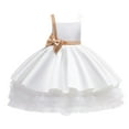 thumbnail image 3 of XEGLSBU Girls Christmas Dresses Size 10-12 Long Elegant Girls Party Dress Girl Tutu Gown for and Celebrations with Satin Fabric and Delicate Lace Embellishments White Size 12-13 Years, 3 of 6