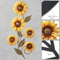 thumbnail image 6 of AFQH Vintage Sunflower Wall Decor: 3D Metal Art for Home & Garden Elegance, 6 of 9