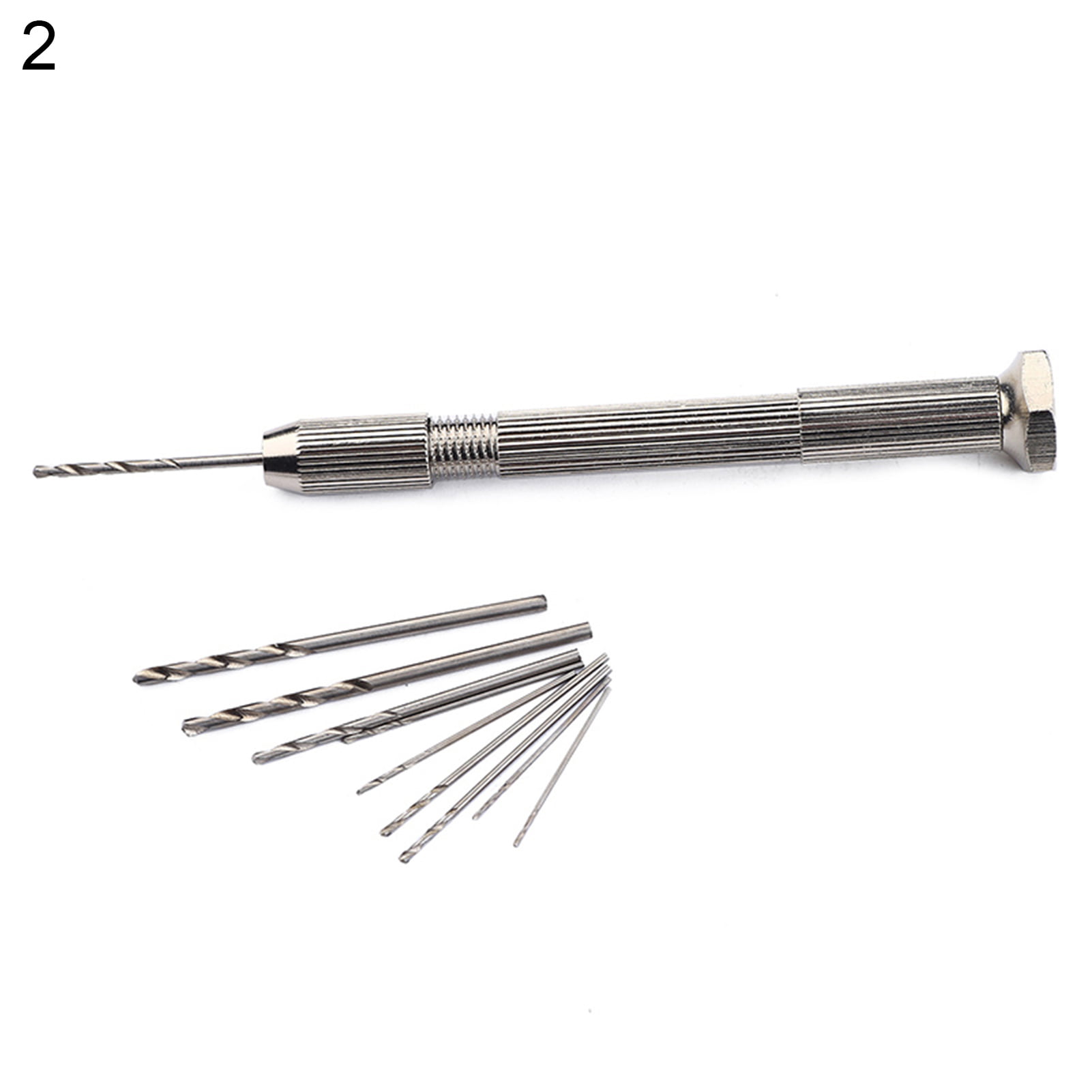 0.95mm Solid Carbide Drill Bits Straight Shank for Stainless Steel Alloy 2 Pcs 
