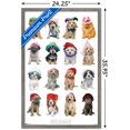 thumbnail image 3 of Keith Kimberlin - Puppies With Hats Wall Poster, 22.375" x 34" Framed, 3 of 4