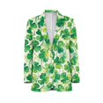 thumbnail image 5 of Uorisanigo Men's Casual Blazer Regular Fit Long Sleeve Casual Blazer Jacket Soft Sports Jacket Knit Suit Jackets Mens St Patrick Day Outfits, St. Green Shamrock, Size S, 5 of 6