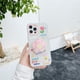 thumbnail image 1 of Funda de teléfono con soporte de arena movediza 3D de flor bonita coreana para iPhone 11 12 13 Pro XS Max Mini X XR 7 8 Plus SE funda trasera de silicona suave Tan Jianjun unisex, 1 of 2