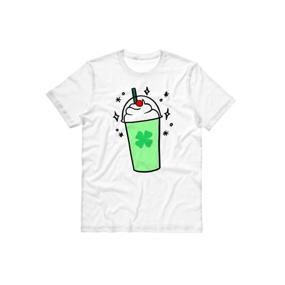 St. Patrick's Day Shamrock Shake Shirt X-Large White