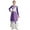 Lavender, variant on Miutii Kids Girls Praise Liturgical Dance Dress Asymmetrical Hem Modern Lyrical Dance Church Robe Tunic Blue 16