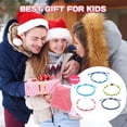 thumbnail image 5 of 5 pulseras para mujer tejidas para parejas, pulseras de arcoíris, pulsera ajustable para cama de niña para mujer, 5 of 5