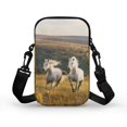thumbnail image 2 of HELLHERO Guinea Pig Floral Design Adults Women Messenger Bag, with Shoulder Strap, Travel Daily Use, 2 of 7