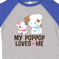 thumbnail image 4 of Inktastic My Pop Pop Loves Me Granddaughter Puppy Girls Toddler T-Shirt, 4 of 5