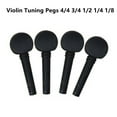thumbnail image 5 of 4 Pcs Black Wooden Violin Tuning Pegs Size 1/2, 5 of 6