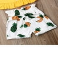 thumbnail image 4 of Baby Girl Summer Suspenders Button Tops T-Shirt Shorts Set, 4 of 5