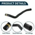thumbnail image 4 of Manguera del radiador, manguera de calefacción del radiador, tubo de salida del radiador para Toyota Camry 2018 No.165730V040, goma, manguera inferior del radiador, negra, 1 Pc, 4 of 6