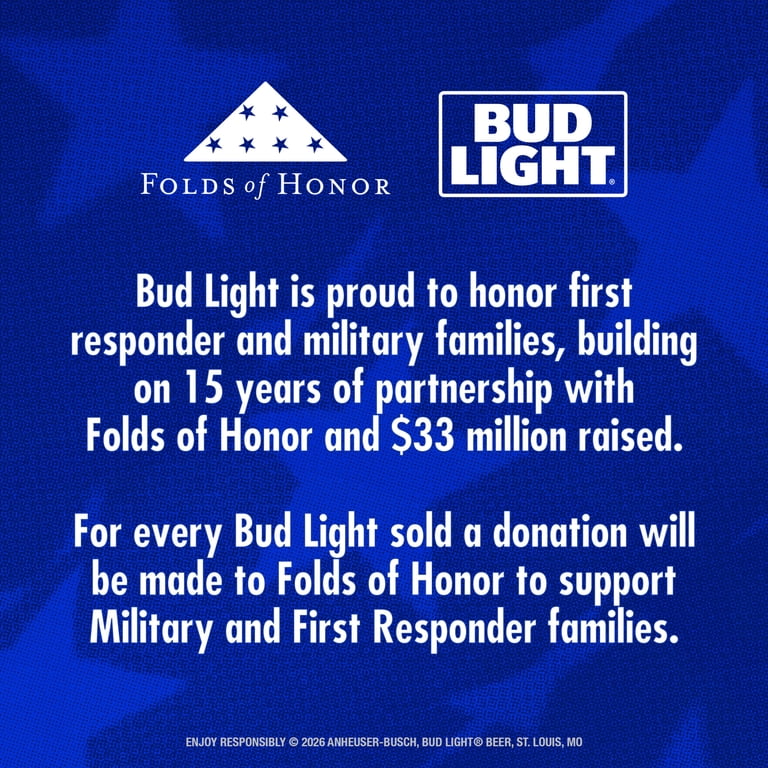 Bud Light American Light Lager Beer 30pk 12 fl oz cans 4.2% ABV
