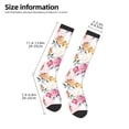 thumbnail image 5 of Balery Colorful Flowers Fun Novelty Socks Men'S Women'S Crew Socks Funny Crazy Novelty Socks Quirky And Cool Socks, 5 of 9