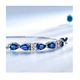 thumbnail image 2 of Pulsera Plata 925 Xtellar Con Zafiros Azules Elegancia Ajustable, 2 of 4