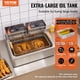thumbnail image 2 of Freidora comercial VEVOR 3000 W eléctrica 17 L con 3 cestas, 2 of 9