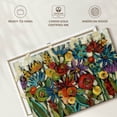 thumbnail image 6 of Elephant Stock Confetti Floral Wall Art - Horizontal Canvas Wall Art - Living Room Wall Decor - Floral And Botanical Canvas - Green And Red Decor By Silvia Vassileva - 39" x 26", 6 of 8