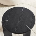 thumbnail image 3 of Black Oak and Metal Round Coffee Table / In Living Room Scenes / Promotes Family Health, 3 of 5