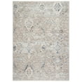 SAFAVIEH Moon dust Isidor Abstract Floral Area Rug, Grey/Ivory, 5'3" x