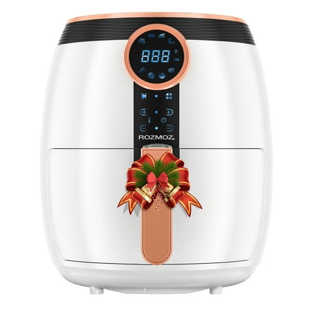 

5 Qt Air Fryer Oil-Less Air Fryer Cooker with Digital Touchscreen 8 Preset Modes White