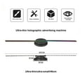 thumbnail image 7 of Holographic Fan, 3D Fan Hologram Projector T40 Wall-Mounted Support Images And Video Wifi Led Sign Holographic Lamp Player Advertising Display ,Creating Good Attraction, 7 of 7