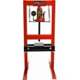thumbnail image 7 of Historyli 6 Ton Hydraulic Shop Press with Pressure Gauge,H-Frame Floor Bearing Press for Garage & Metalworking,Adjustable Height (2.2"-9.4") with Stamping Plates,Ideal for Bending,Red strap watch, 7 of 7