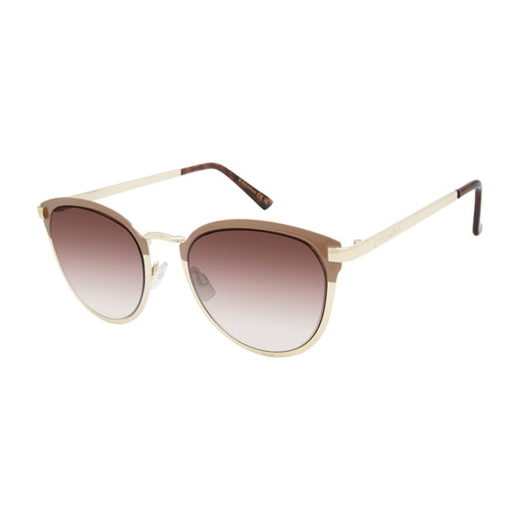 Rocawear Women's R3364 Vintage Metal UV400 Protective Round Cat Eye Fashion Sunglasses, 55mm