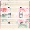 thumbnail image 1 of Metal Light Switch Plate Cover Elegant Floral Musical Damask Beige FLW115, 1 of 13