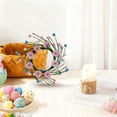 thumbnail image 2 of Front Door Wreath for Spring Summer, Denbek 32Cm Artificial Wreath for Front Door - Colorful & Full Faux Flower and Greenery Arrangement, 2 of 5