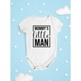 thumbnail image 3 of Mommy's Little Man Bodysuit Infant -Smartprints Designs,  6 Months, 3 of 4
