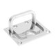 thumbnail image 1 of Acero inoxidable KAYAK Deck Tull Handle Flush Montado Puerta Pestillo Kit Universal Cajón Bloqueo Perilla Barco Muebles Hardware Hardware GeweYeeli TO001014-00, 1 of 7