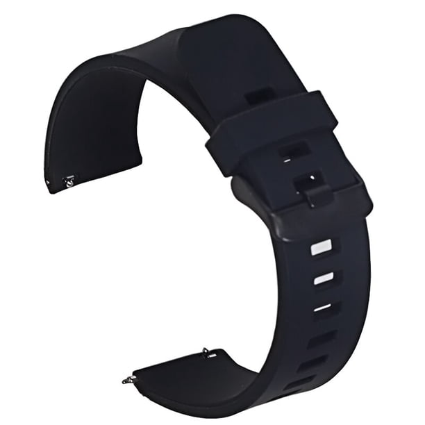 Correa de reloj de 20mm, 22mm, 24mm, correa de reloj Universal, pulsera de eslabones de goma de silicona, correa de muñeca ligera suave para gear s3 huawei Tan Jianjun unisex