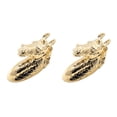 thumbnail image 2 of 4PCS Poignées de Porte Antiques Poignée d'Animal Tête de Cheval Poignée en Alliage de Zinc Bouton de Poignée avec Vis (Or), 2 of 5
