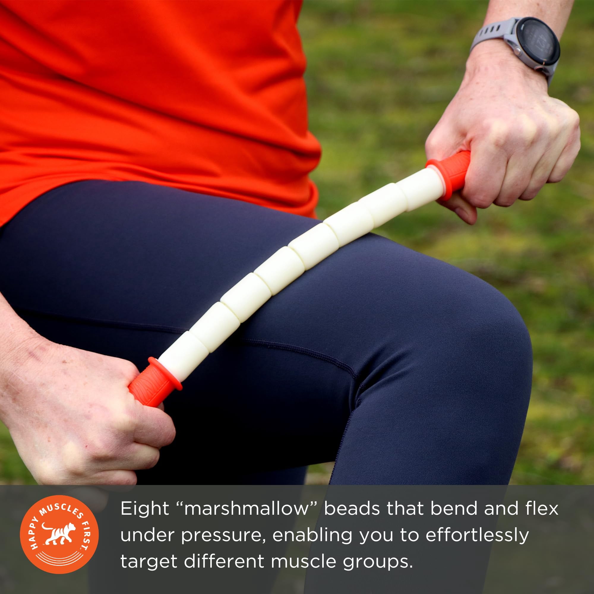 The Stick - Bendy 18" Flexible Roller For Myofascial Release & Trigger Points Bendable Deep Tissue  Shoulders Improve