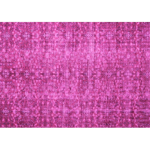 Ahgly Company Indoor Rectangle Persian Pink Traditional Area Rugs, 8' x 10'