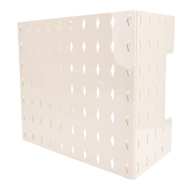 Pegboard Combination Kit, 9pcs Wall Mounted Storage Set, White Peg Boards Organizer for Walls Display, Crafts Organization, Kitchen Organizer
