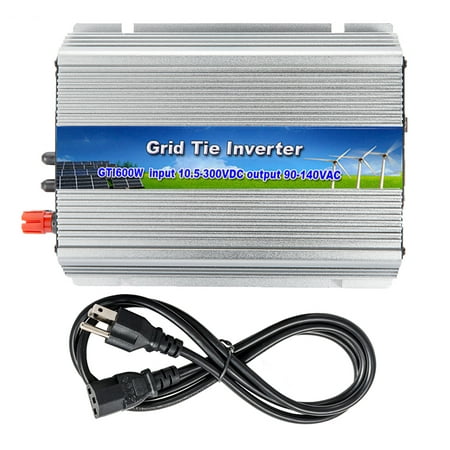 imeshbean 600w grid tie inverter dc11v-32v to ac110v for 18v/36cells panel solar epic (Best Inverter For Solar Panels)